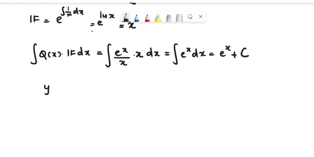 SOLVED Solve The Given Initial value Problem XY Y Ex Y 1 7 Ylx solved-solve-the-given-initial-value-problem-xy-y-ex-y-1-7-ylx