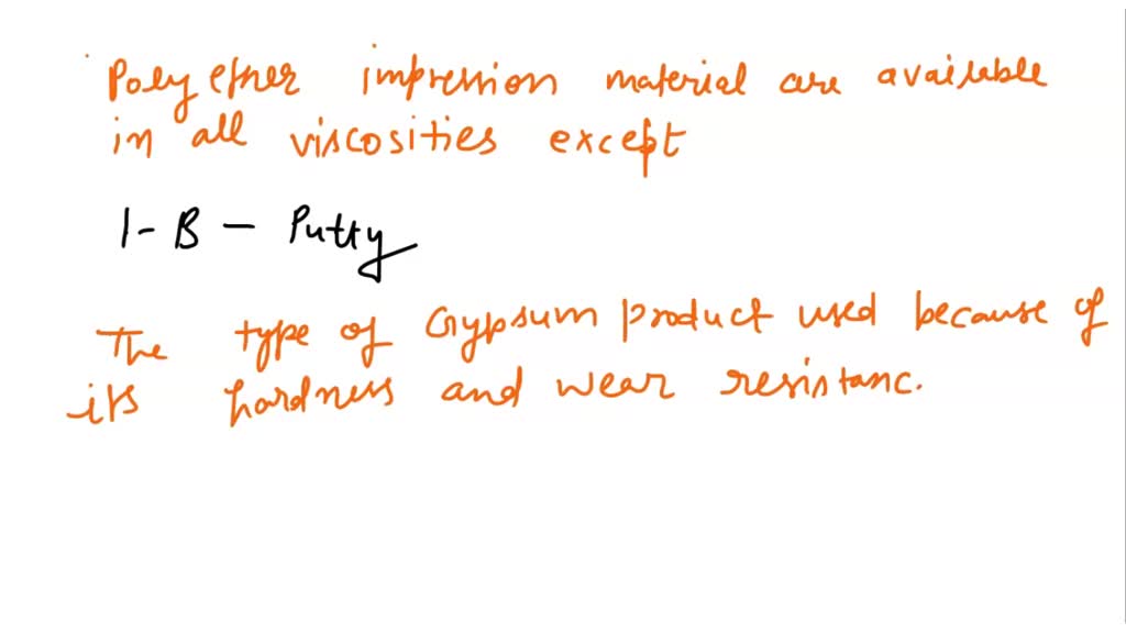 polyether impression materials are available in all viscosities 