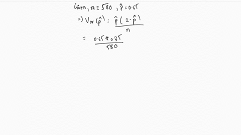 if-n-580-and-p-p-hat-065-construct-a-90-confidence-interval-give-your-answers-to-three-decimals-p-48921