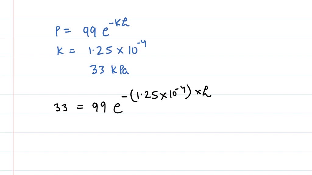 SOLVED Question 3 (4 points) The barometric pressure in kPa at a