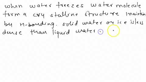 why-is-ice-less-dense-than-water-68182