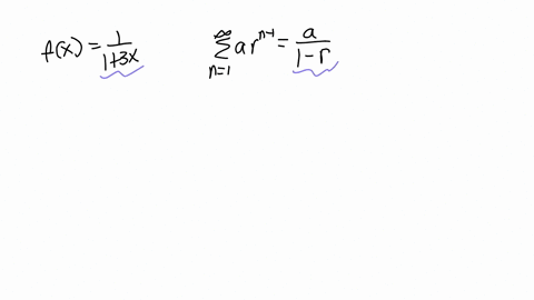 question-5-1-mathrmpts-find-the-power-series-representation-for-the-function-fxfrac113-x-sum_n0infty-3-xn-sum_n0infty-xn-sum_n0inftyleftfrac-x3rightn-sum_n0infty3-xn-sum_n0inftyleftfracx3rightn
