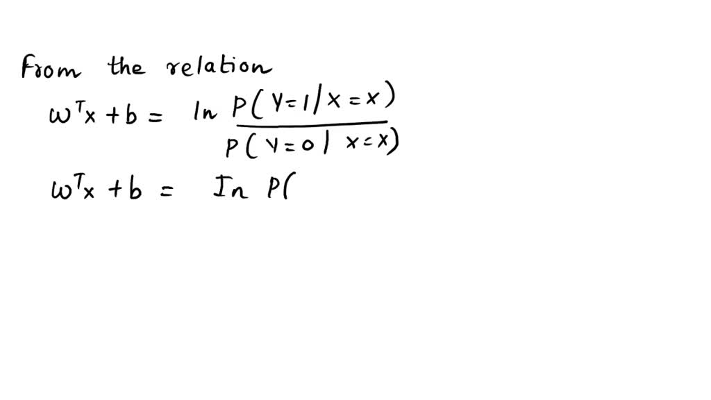 Solved A Logistic Regression Classifier With Model Parameters Has The