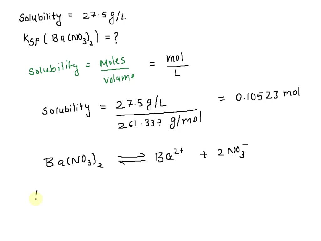 Solved E If 300 Ml Of 0400 M Barium Nitrate Is Mixed With 450 Ml Of 0200 M Sodium 2079