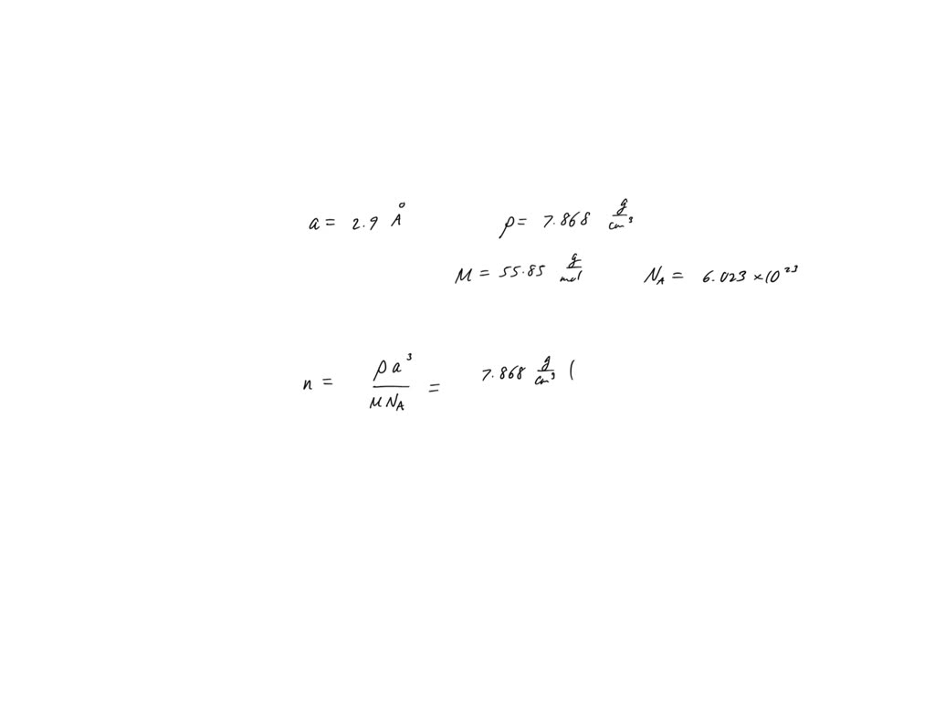 SOLVED: Calculate the number of atoms per unit cell of a metal having ...