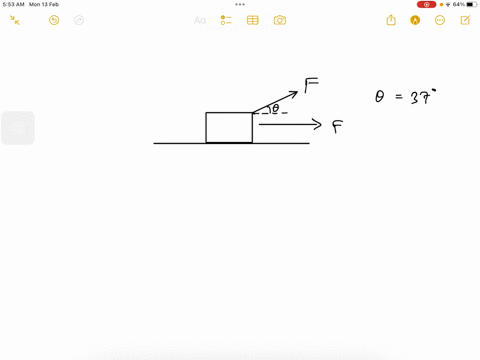 a-child-pulls-on-a-wagon-handle-at-an-angle-of-37-degrees-above-the-horizontal-with-a-force-of-45-n-if-the-wagon-accelerates-at-81ms2-horizontally-what-is-the-mass-of-the-wagon-assume-fricti-61037