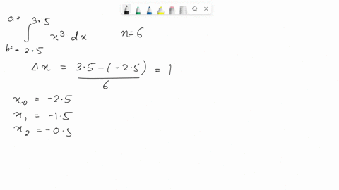 use-the-midpoint-rule-to-approximate-35-23-dx-25-with-n-6-79842