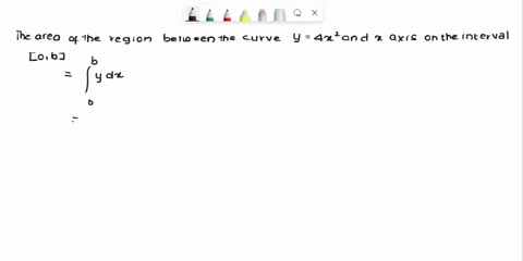 use-definite-integral-to-fnd-the-area-of-the-region-between-the-given-curve-and-the-x-axis-on-the-interval-0-b-y4x-the-area-is-89284