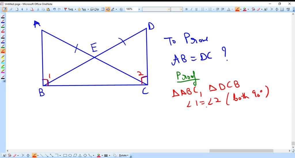 Solved In Triangle Abc Ab Ac And Ad Is Perpendicular Bc Then Prove That Bd Cd 3878