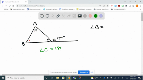 in-the-figure-angle-d-measures-127-and-angle-a-measures-75-complete-the-equation-to-solve-for-b-the-measurement-of-angle-b-b-180-75-127-24972