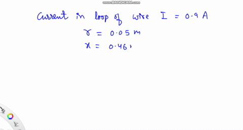 a-loop-of-wire-carries-a-conventional-current-of-09-amperes-the-radius-of-the-loop-is-005-m-calculate-the-magnitude-of-the-magnetic-field-at-a-distance-of-046-m-along-the-axis-of-the-loop-fr-05637