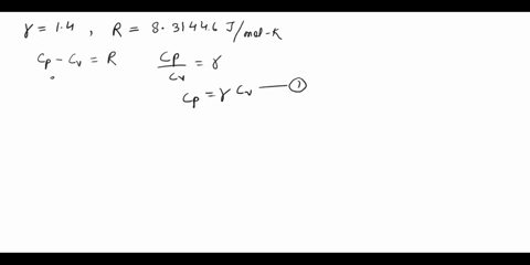 1-specific-heat-calculate-the-specific-heat-at-constant-pressure-cp-and-the-specific-heat-and-constant-volume-cv-for-air-lambda-14-the-gas-constant-is-given-as-r831446-jmolk-hint-find-the-de-05989