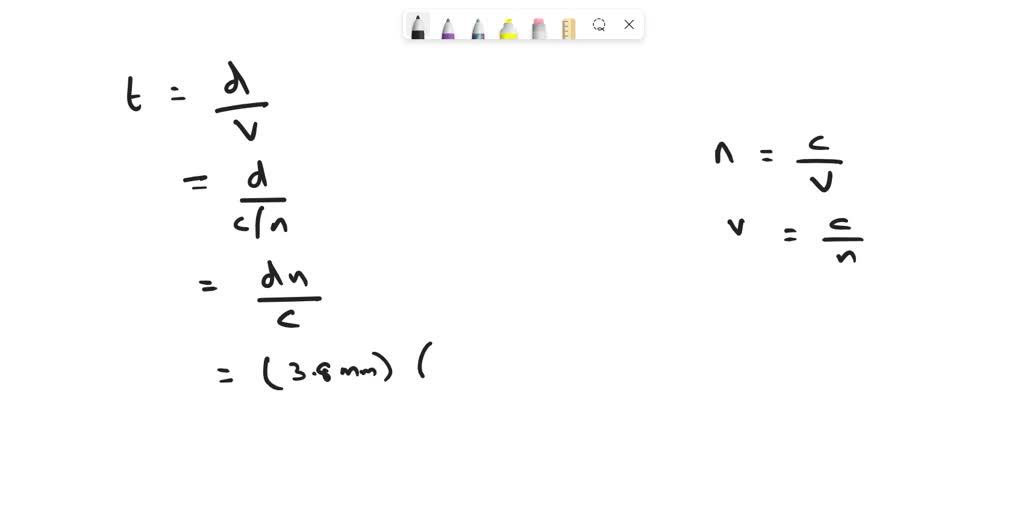 SOLVED A plate glass window (n = 1.5) has a thickness of 3.8 mm. How