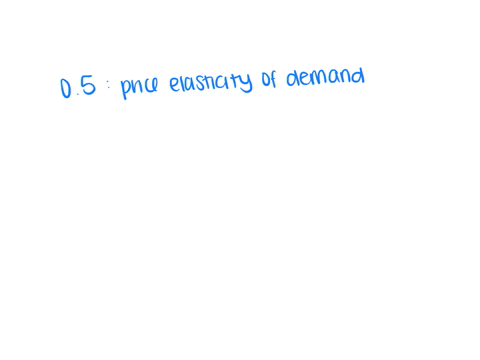 if-the-price-elasticity-of-demand-for-a-product-is-equal-to-05-then-a-10-percent-decrease-in-price-will-increase-quantity-demanded-by-a-20-percent-b-05-percent-c-5-percent-d-005-percent-23184
