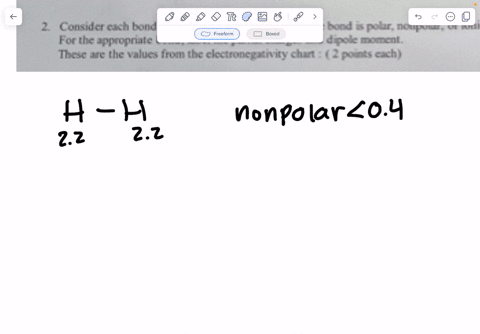 2-consider-each-bond-below-for-each-determine-if-the-bond-is-polar-nonpolar-or-ionic-for-the-appropriate-bood-label-the-partial-charges-and-dipole-moment-these-are-the-values-from-the-electronegativit