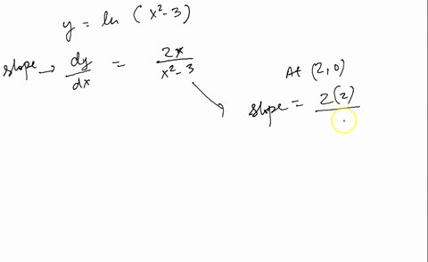 find-an-equation-of-the-tangent-line-to-the-curve-at-the-point-2-0-y-lnx2-3-54576
