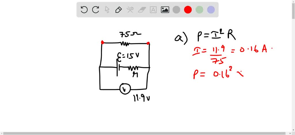 SOLVED: An idealized voltmeter is connected across the terminals of a ...