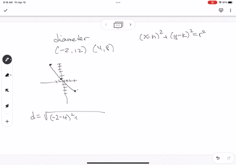 write-the-equation-of-the-circle-whose-diameter-has-endpoints-2-12-and-4-8-47547