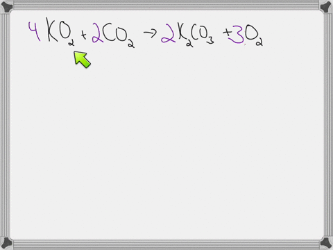 potassium-superoxide-ko2-reacts-with-carbon-dioxide-to-form-potassium-carbonate-and-oxygen-this-reaction-makes-potassium-superoxide-useful-in-a-self-contained-breathing-apparatus-how-much-o2-could-be-
