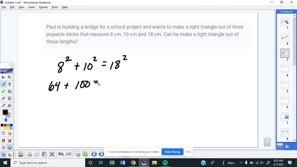SOLVED Paul is building a bridge for a school project and wants to
