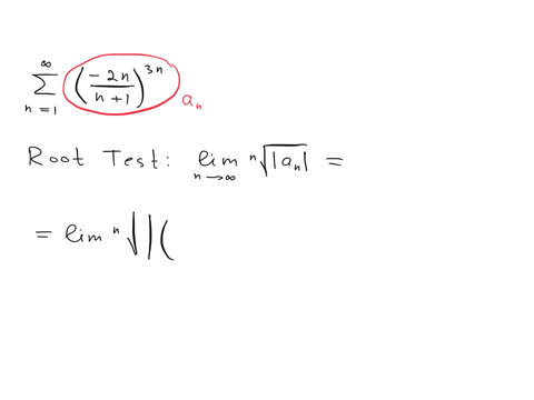 use-the-root-test-to-determine-whether-the-series-converges-or-diverges