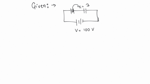 two-identical-parallel-plate-capacitors-are-connected-in-series-and-then-joined-in-series-with-a-battery-of-a-slab-of-dielectric-constant-is-inserted-between-the-plates-of-the-first-capacitor-then-the
