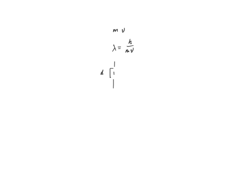 a-beam-of-electrons-is-shot-through-a-2-slit-apparatus-and-forms-a-diffraction-pattern-on-the-screen-each-electron-in-the-beam-has-a-mass-m-and-a-velocity-v-what-is-the-path-length-differenc-16868