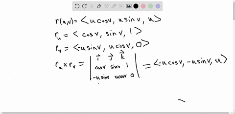 evaluate-the-surface-integral-xyz-ds-s-is-the-cone-with-parametric-equations-x-cosv-y-sinv-z-u-0-u-2-0-v-2-46122