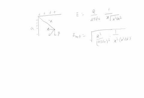 two-120-m-long-non-conducting-wires-meet-at-right-angle-one-segment-cnes-250-ac-of-charge-distributed-uniformly-along-length-and-the-other-carries-250-hc-distributed-uniformly-along-it-as-sh-84995