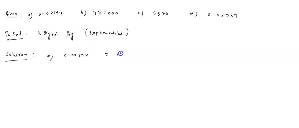 SOLVED: Use exponential notation to express each of the following ...