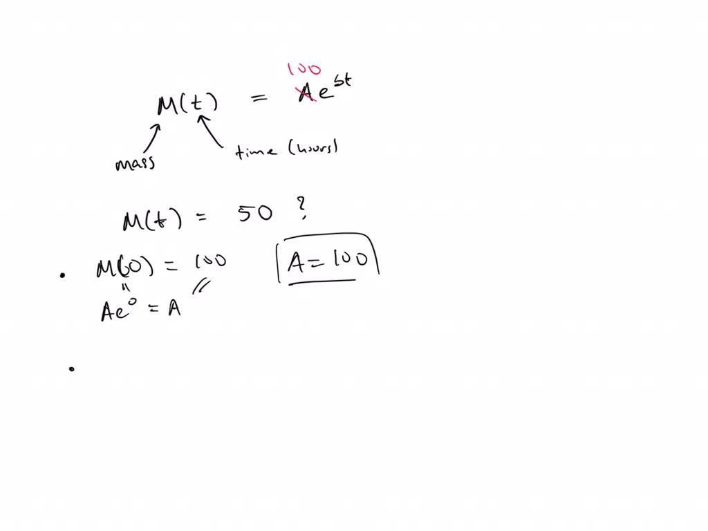 SOLVED: Initially 100 milligrams of a radioactive substance was present ...