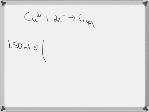 calculate-mass-of-copper-deposited-from-an-aqueous-solution-of-copper-ii-nitrate-cuno32aq-by-passing-150-mol-of-electrons-into-a-copper-plating-cell-cu2aq-2e-cus-53323