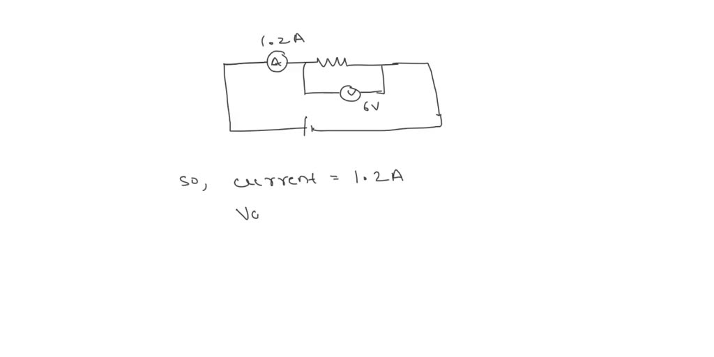 SOLVED An ammeter is connected in series with an unknown resistance