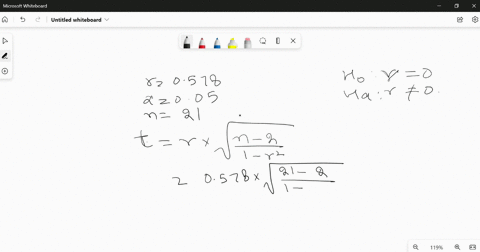 determine-whether-the-correlation-coefficient-is-statistically-significant-at-the-specified-level-of-significance-and-sample-size-r-0578-a-005-n-21-87722
