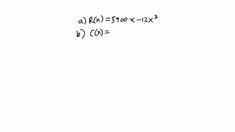 the-monthly-demand-function-for-a-product-sold-by-a-monopoly-is-p590012x2dollars-and-the-average-cost-is-c-3090-2x-dollars-production-is-limited-to-100-units-a-find-the-revenue-function-rx-b-14995