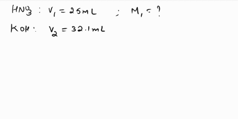 1-a-250-milliliter-sample-of-hno-aq-is-neutralized-by-321-milliliters-of-0150-m-koh-aq-what-is-the-concentration-baaalel-of-the-acid-ucid-unbnota-feenctntrutian-99132