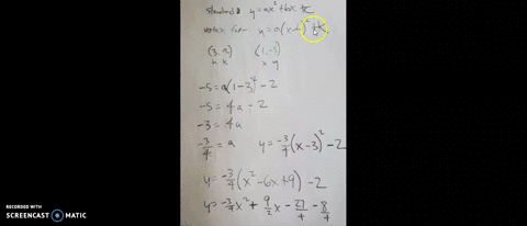 find-the-standard-equation-of-parabola-that-has-vertex-3-2-and-passes-through-15-4-points-59892