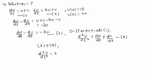 let-u-ut-and-v-vt-find-the-solution-of-the-linear-system-dudt-u-v-dvdt-4u-v-satisfying-the-initial-conditions-u0-15-and-v0-10-93955