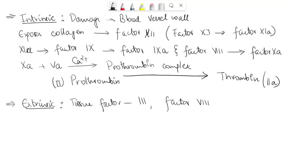 SOLVED: How do the two coagulation pathways differ? Compare and ...