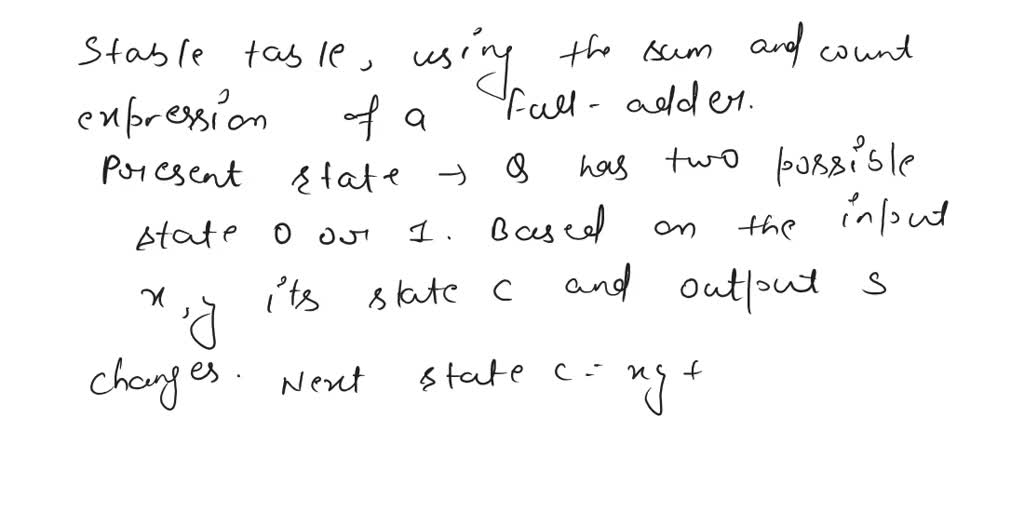 SOLVED: Problem 5 The clocked synchronous circuit shown at right has ...