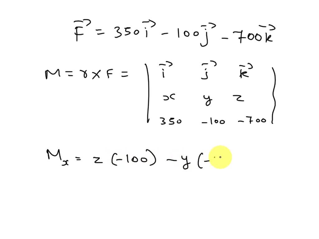 SOLVED: Suppose that F = 155 kN. (Figure 1) Determine the x, y, and z