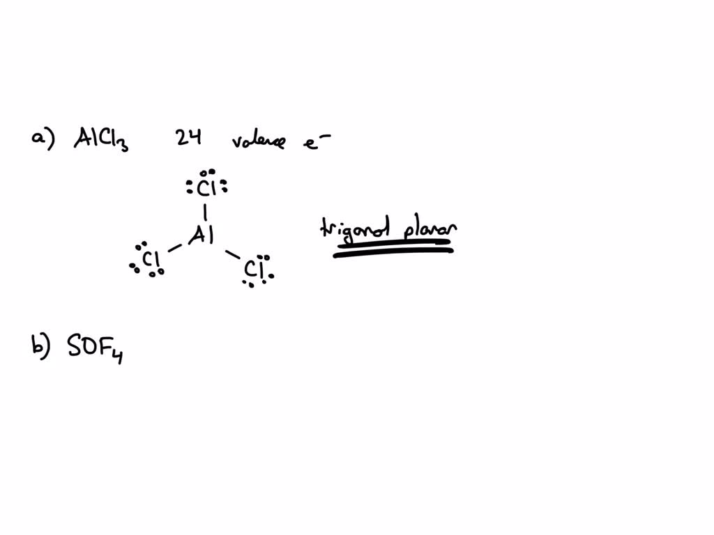 SOLVED: Draw the Lewis structure for each of the following and THEN ...