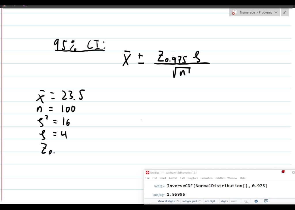SOLVED A random sample X1, X2, X3,, X100 is given from a