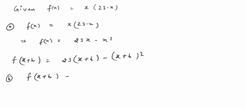 find-and-simplify-the-following-for-fx-x23-x-assuming-h-0-in-c-a-fx-h-b-fx-h-fx-c-ixth-ix-a-fx-h-simplify-your-answer-17465
