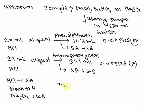 an-unknown-sample-containing-mixed-alkali-naoh-nahco3-or-na2co3-was-analyzed-using-the-double-flask-method-a-250-mg-sample-was-dissolved-in-250-ml-co2-free-water-a-200-ml-aliquot-of-this-sam-20731