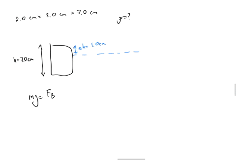 20cm20cm70cm-block-floats-in-water-with-its-long-axis-vertical-the-length-of-the-block-above-water-is-10-cm-what-is-the-blocks-mass-density-77215