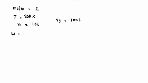 calculate-the-work-done-during-isothermal-and-reversible-expansion-of-2-moles-of-an-ideal-gas-from-10l-to-100l-at-300k-56778