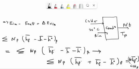 propane-gas-leftmathrmc_3-mathrmh_8right-enters-a-steady-flow-combustion-chamber-at-1-atm-and-25circ-33004