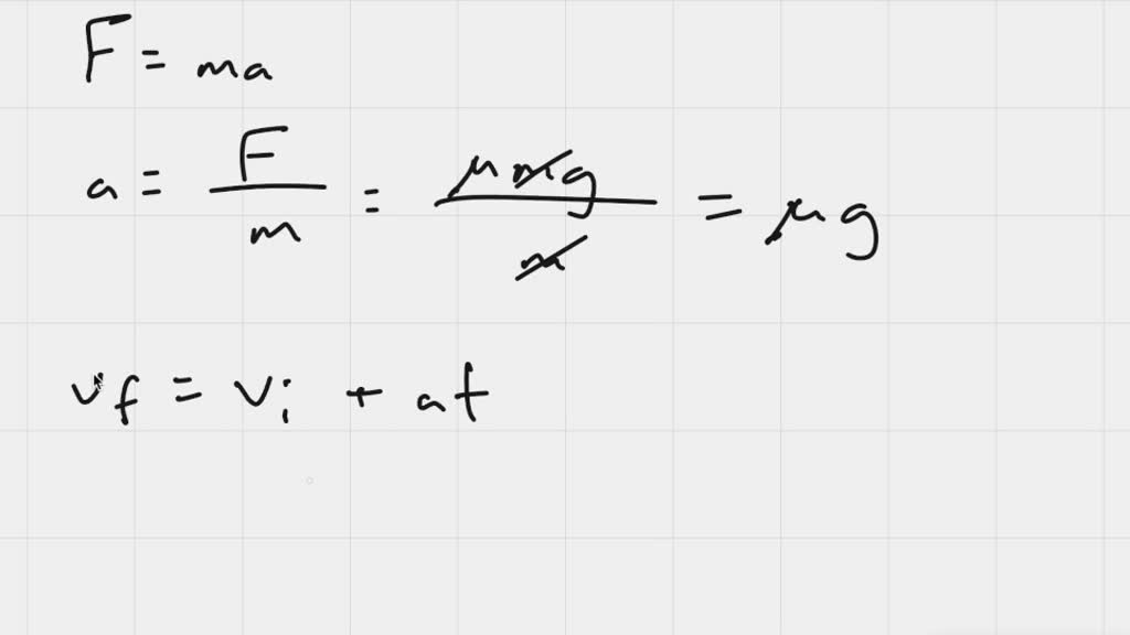 SOLVED A hockey puck is sliding across the ice within the initial