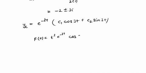 write-down-the-form-using-undetermined-coefficients-for-a-particular-solution-to-the-following-do-not-determine-the-coefficients-y-4y-13y-t2-e-2t-cos3t-34232